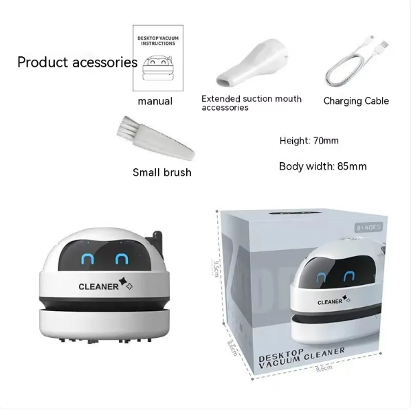 DeskVac™ Mini Vacuum Cleaner – Clean Your Desk in Seconds