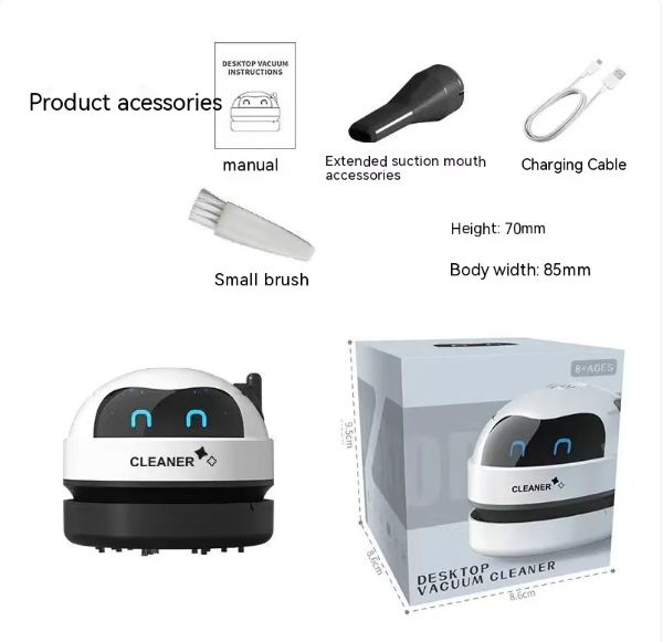 DeskVac™ Mini Vacuum Cleaner – Clean Your Desk in Seconds